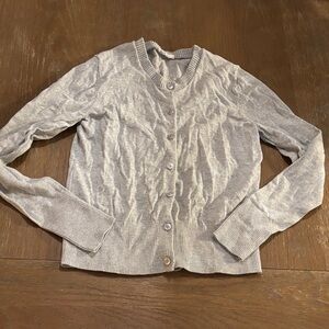 GAP Heather Gray Knit Pullover